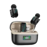 MINI8 RTS Lavalier Metal Condenser Lightweight Wireless Dual Microphone