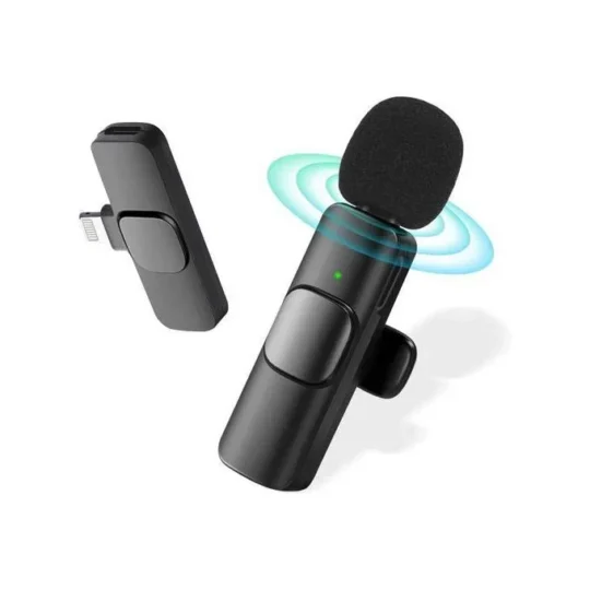 K9 Wireless Microphone Type-C Lightning | Dual Lavalier Mic Pakistan